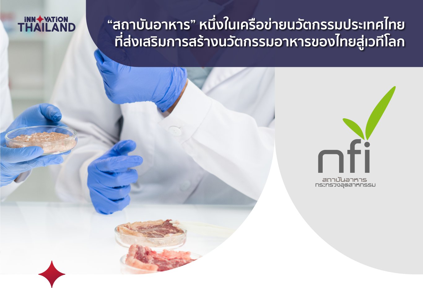 The National Food Institute – A Member of the Innovation Thailand Alliance Promoting Thai Food Innovations Globally