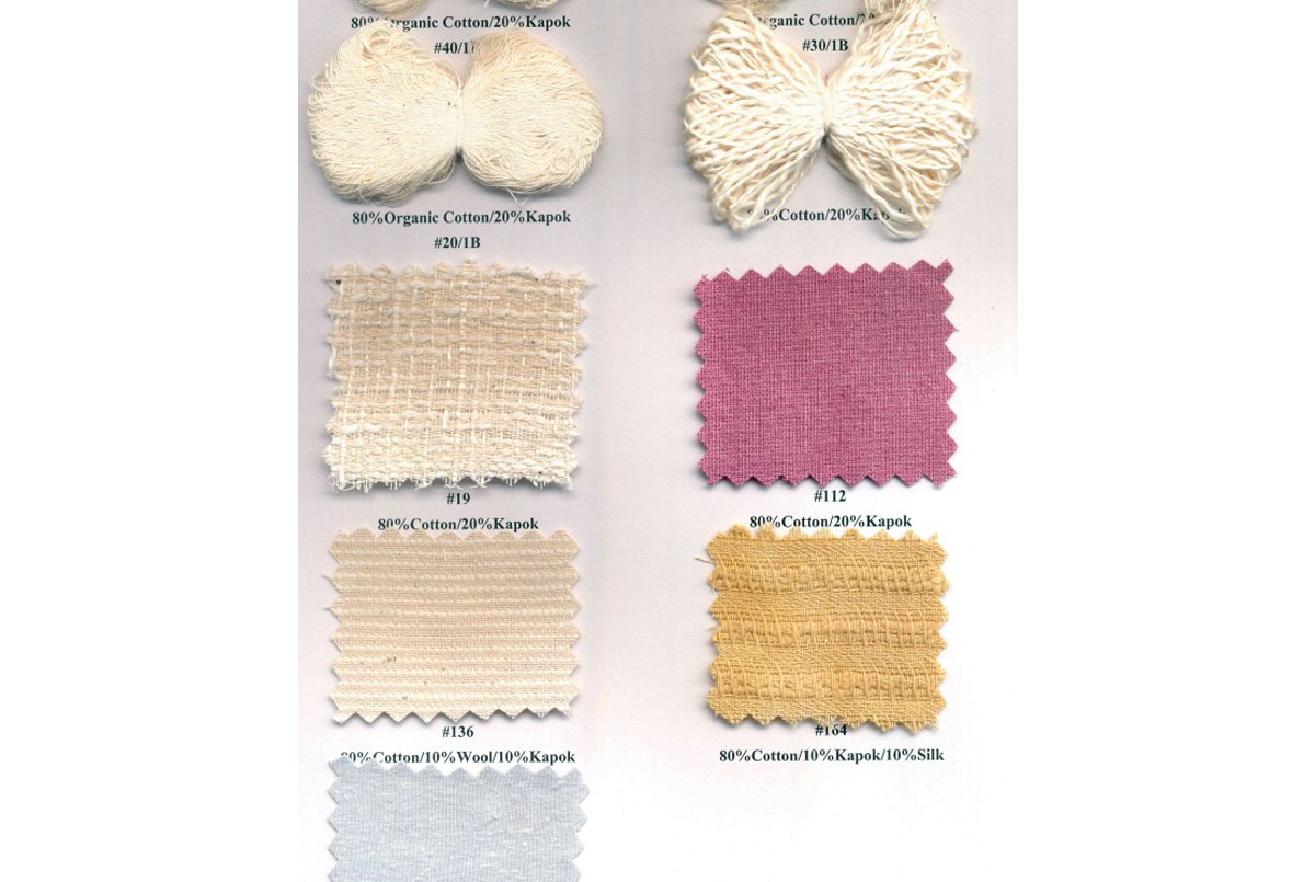 Yarn and Fabric with Kapok Fiber